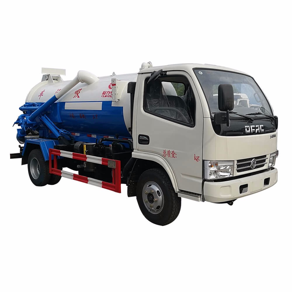 Dongfeng 5 Cbm Truk Pengisap Limbah Vakum